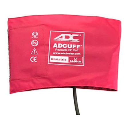 American Diagnostic Corp ADC Bariatric Adcuff Reusable Sphyg Cuff, One-Tube, Latex-Free, Burgundy 845-12BXBD-1